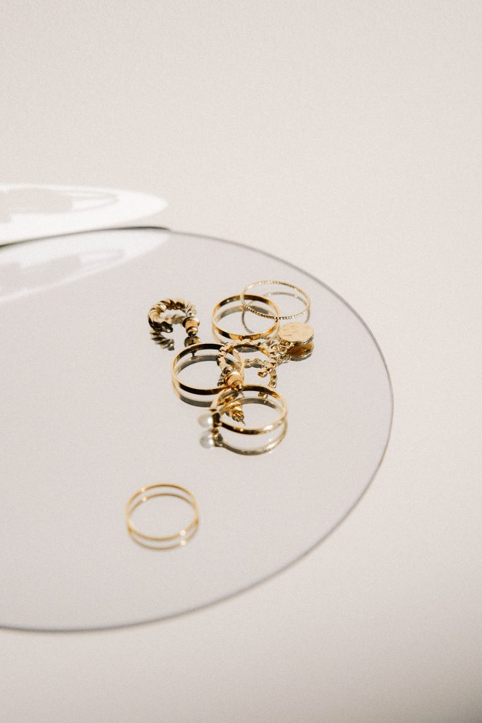 Pierścionki ze stali chirurgicznej